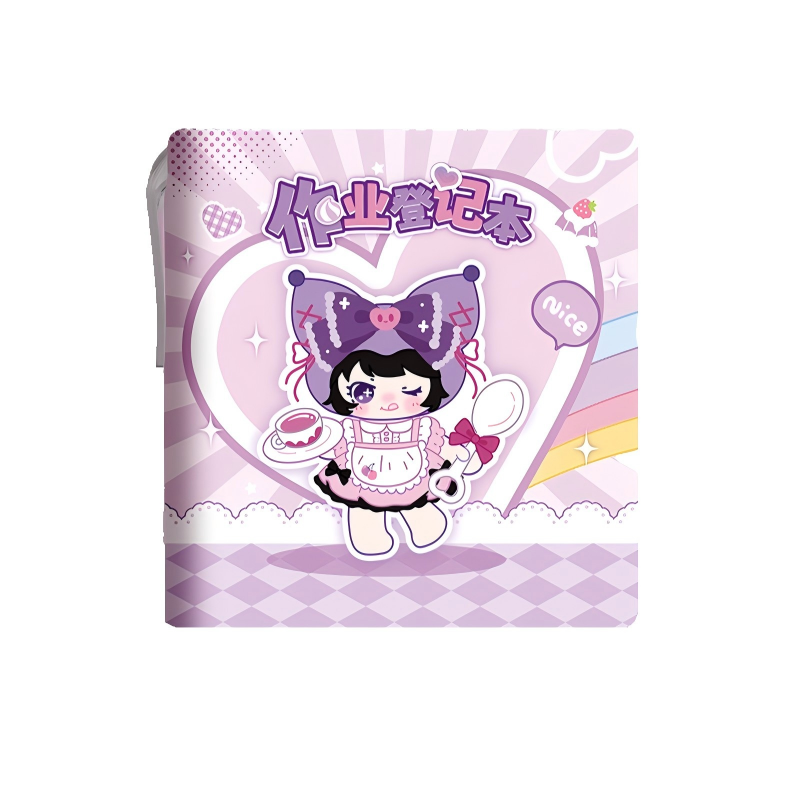 童益星 作业登记本-含随身笔一支 紫色女孩 1本/96张  紫色（单位：本）