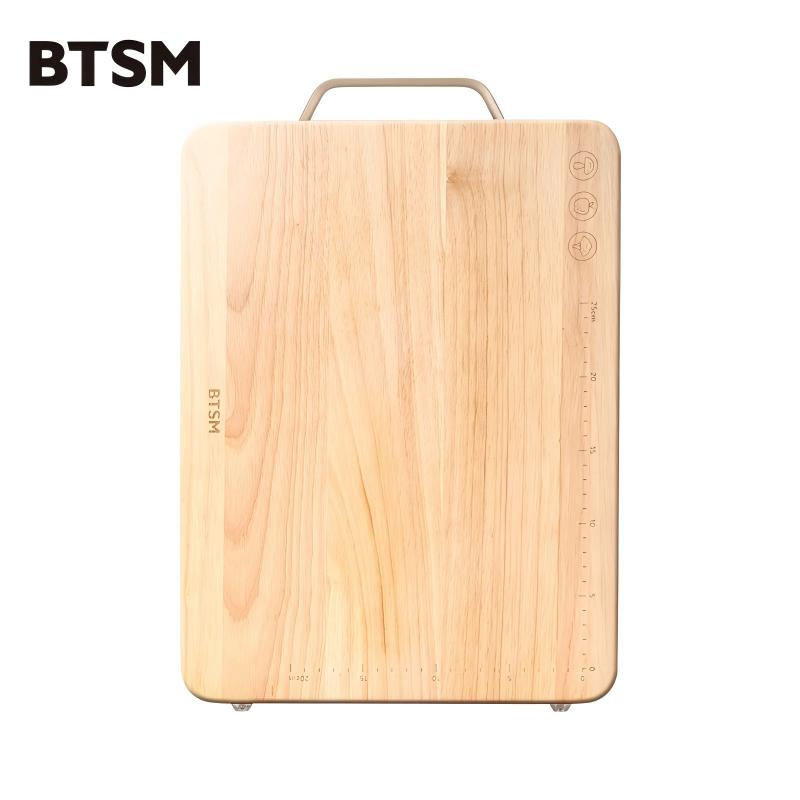 BTSM 橡胶木砧板 BT-ZB401 产品净重：1.59kg 木色（单位：块）