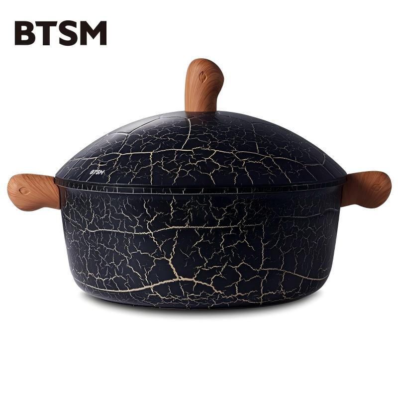 BTSM 龟吉锅汤锅 BTWG-T60 额定容量：6.0L 黑色（单位：个）
