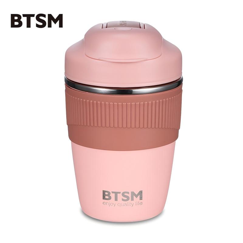 BTSM 咖啡杯 BTB-1712 额定容量：350ml 玫瑰红色（单位：个）