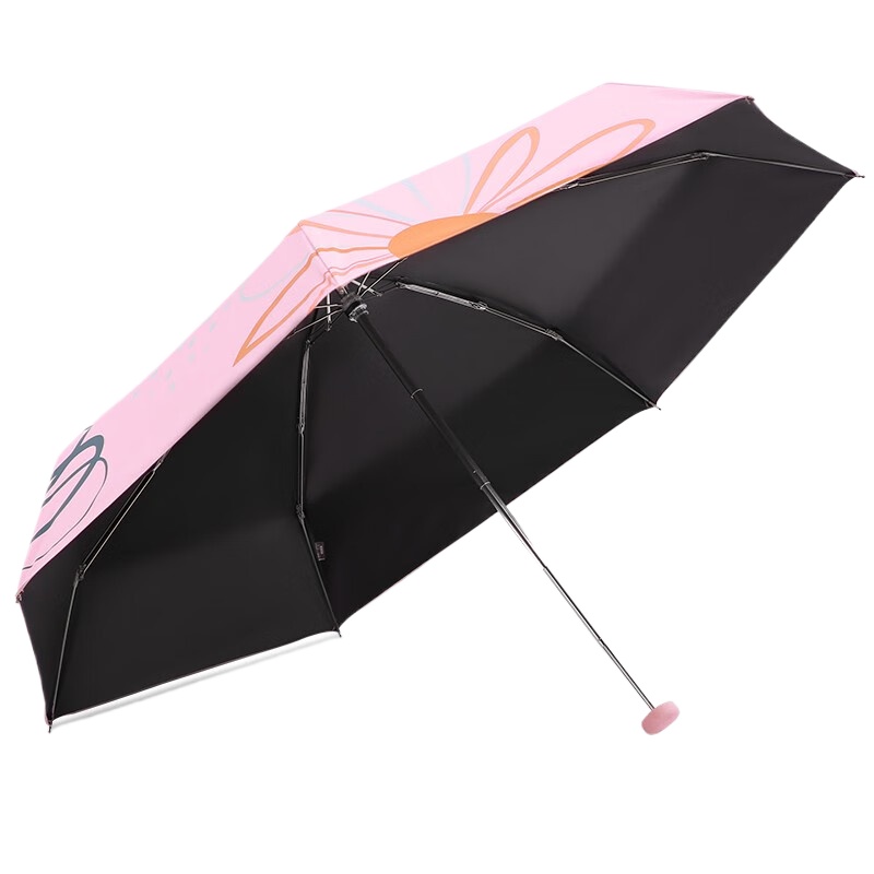 天堂 胶囊迷你伞 50769EPD 五折伞  若夫粉（单位：把）