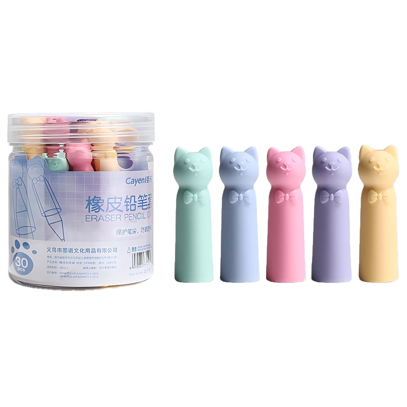 童益星 卡通橡皮 猫咪混色 1盒/30个 混色（单位：盒）