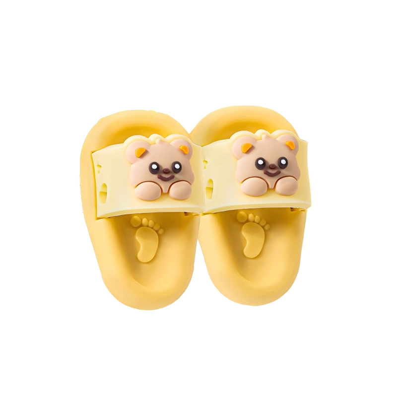 童益星 卡通橡皮 小熊 1盒/2个装 黄色（单位：盒）