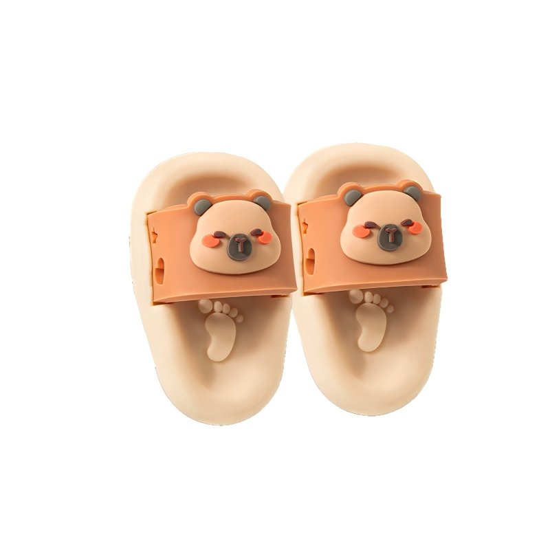 童益星 卡通橡皮 卡皮巴拉 1盒/2个装 棕色（单位：盒）