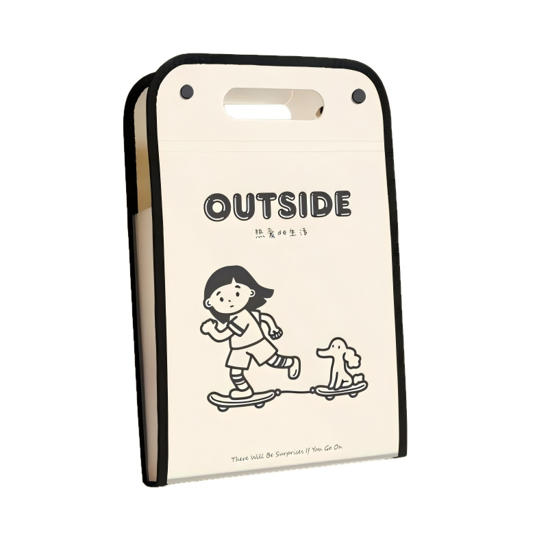 童益星 文件袋 热爱生活 13层 米色（单位：个）