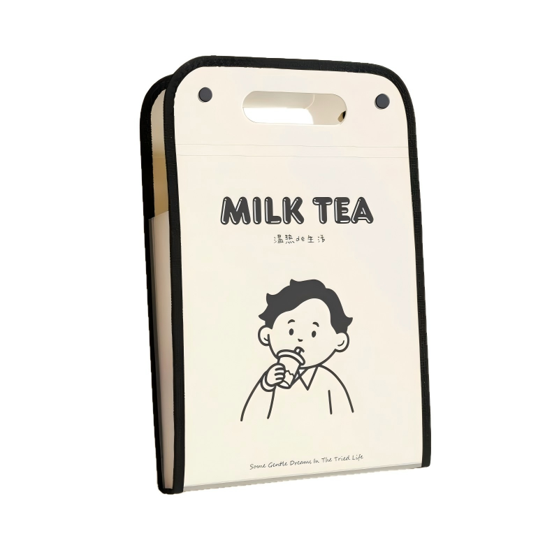 童益星 文件袋 温热生活 13层 米色（单位：个）