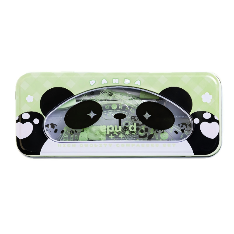 童益星 尺子圆规套装 KBX-3114 7件套  绿色（单位：套）