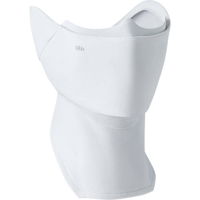 蕉下（beneunder） 男女通用分舱式高阻风保暖护颈口罩 PM001 F码  蓝烟灰（单位：个）