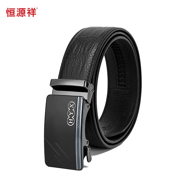 恒源祥 自动扣皮带 HYXP001 8*4cm 黑色（单位：条）
