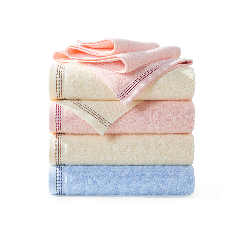 洁玉 纯棉简柔毛巾盒装 JG-3F 34*76cm 混色（单位：条）