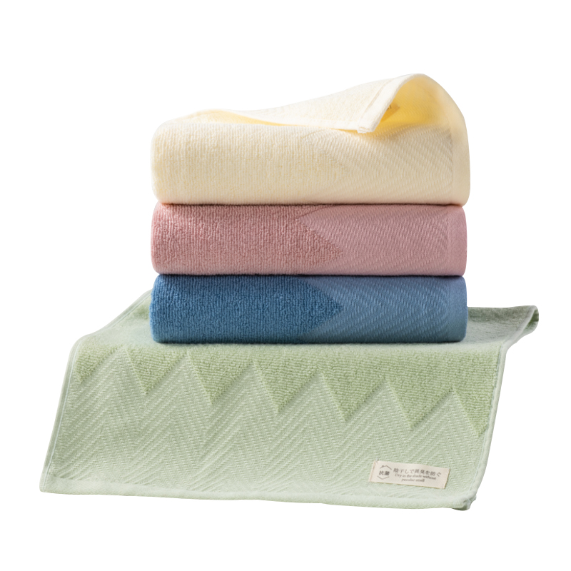 洁玉 竹息抗阴干菌毛巾袋装 JG-7F 34*70cm 混色（单位：条）