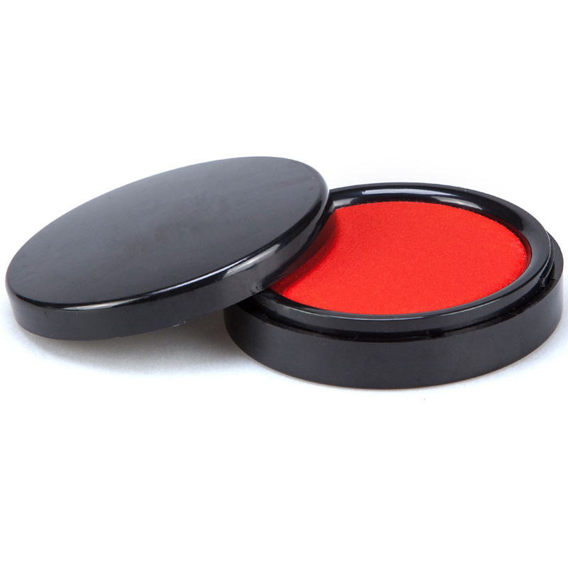 齐心（COMIX） 速干印台 B3747 圆形 &phi;85mm 红色（单位：个）