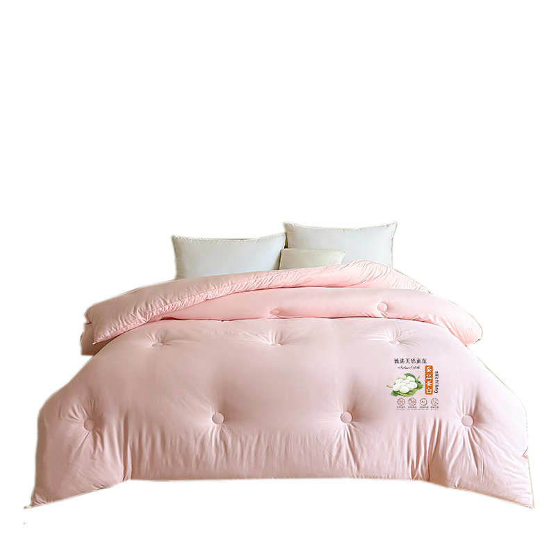 紫韵 蚕丝蛋白恒温被 ZY-DF1803 200*230CM  粉色（单位：床）