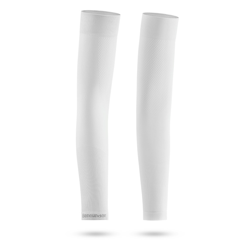 蕉下（beneunder） 高弹防晒袖套 ES370 F码 沁柔白（单位：双）