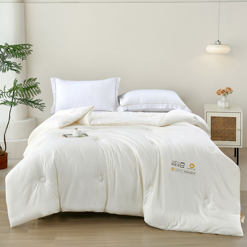 紫韵 臻暖豆豆被 ZY-DF1808 200*230CM  钢琴白（单位：床）