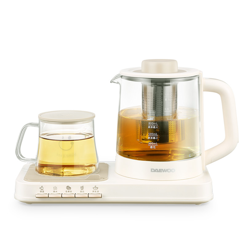 大宇（DAEWOO） 多功能养生壶套装 DYZC-1063 1L  伯爵白（单位：台）