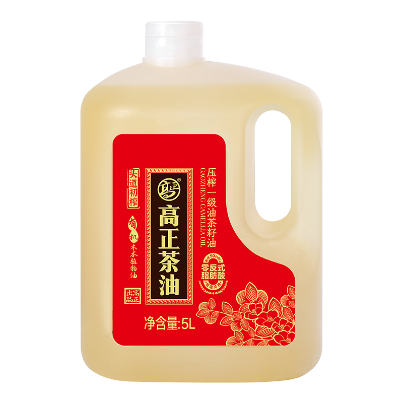 高正 头道初榨压榨一级 有机茶油 5L*1瓶 5L 混色（单位：瓶）