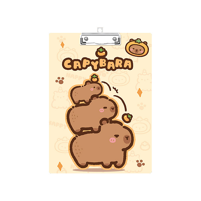 童益星 板夹 叠叠乐水豚 A4 棕色（单位：个）