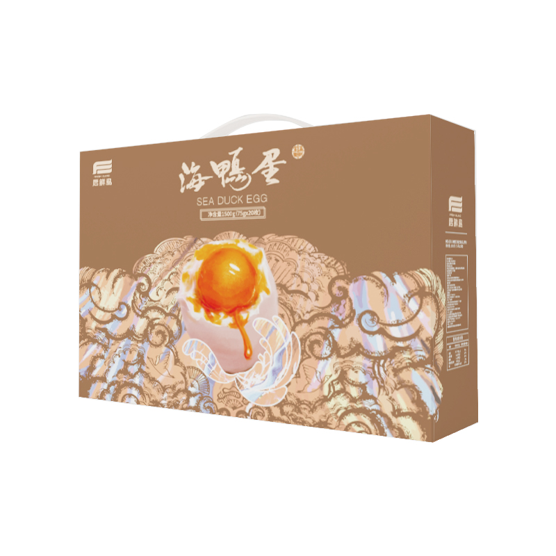 启鲜岛 海鸭蛋 礼盒 75g*20 黄色（单位：盒）