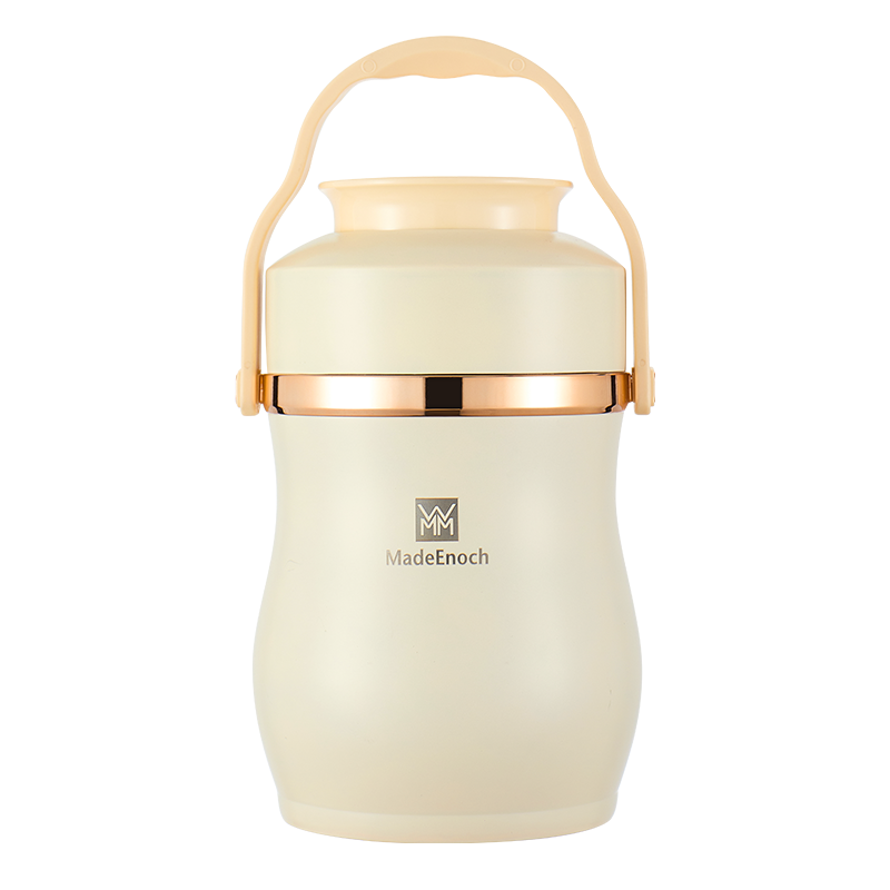 MadeEnoch 真空焖烧提锅 ME-009 2L 白色（单位：个）