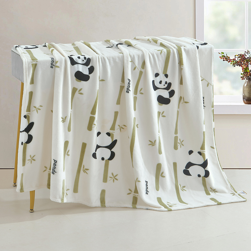 紫韵  萌萌哒暖绒毯  ZY-TD1832 150*200cm  白色（单位：条）