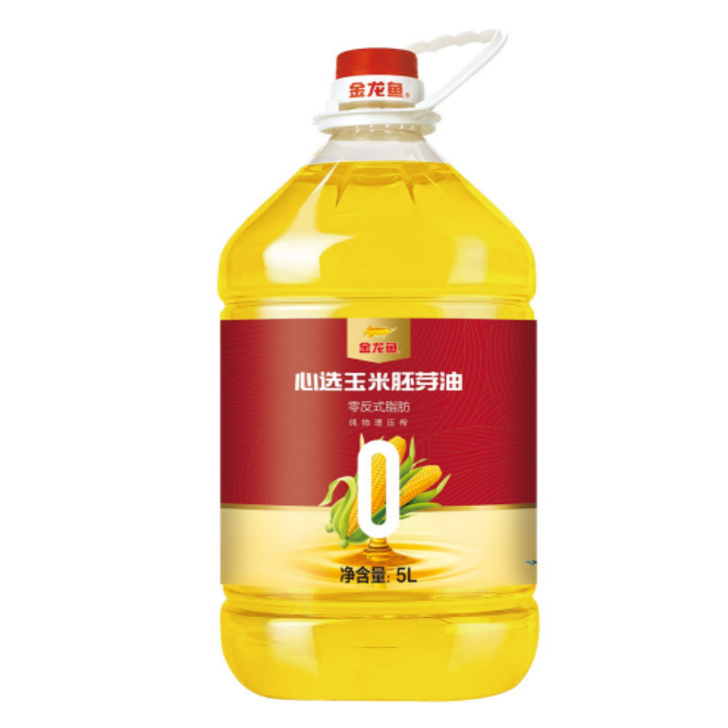 金龙鱼 玉米胚芽油（零反） 心选 5L 红色（单位：瓶）