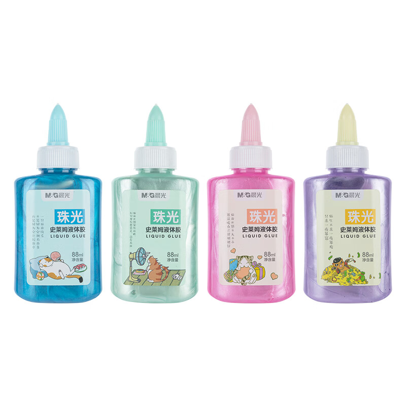 晨光（M&G） 液体胶珠光史莱姆 AWG97062 2支/组 混色（单位：组）