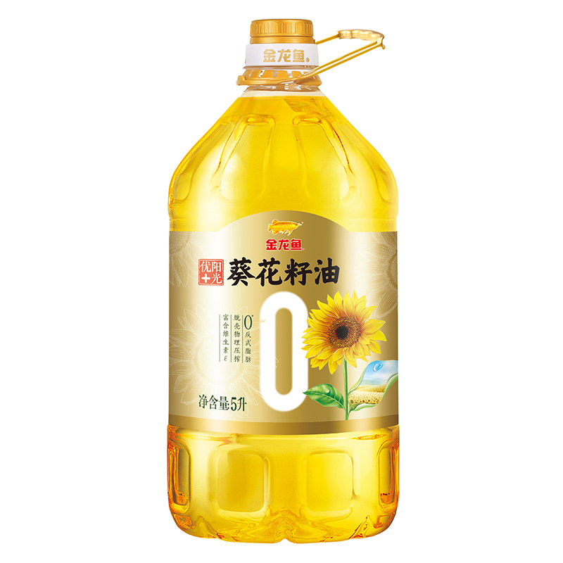 金龙鱼 葵花籽油 （零反） 阳光优+ 5L 金色（单位：瓶）