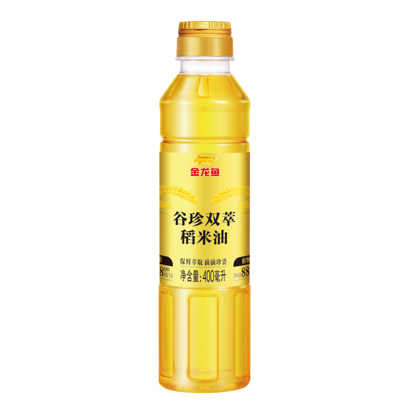 金龙鱼 稻米油 保鲜萃取 400ml 金色（单位：瓶）