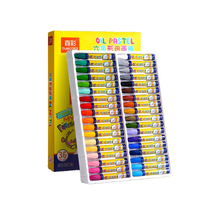 童益星 油画蜡笔 ZC0-007 1盒/36色 混色（单位：盒）