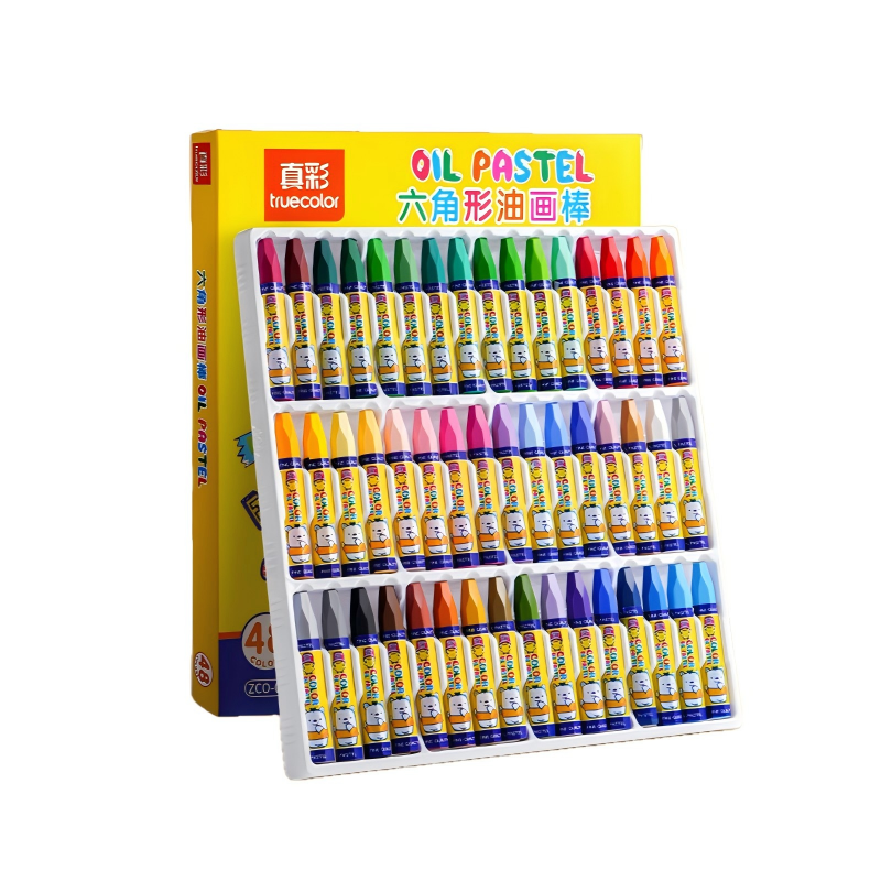 童益星 油画蜡笔 ZC0-007 1盒/48色 混色（单位：盒）