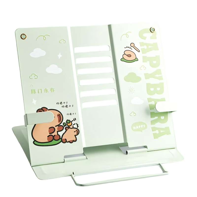 童益星 桌面阅读架 卡皮巴拉 六档  绿色（单位：个）