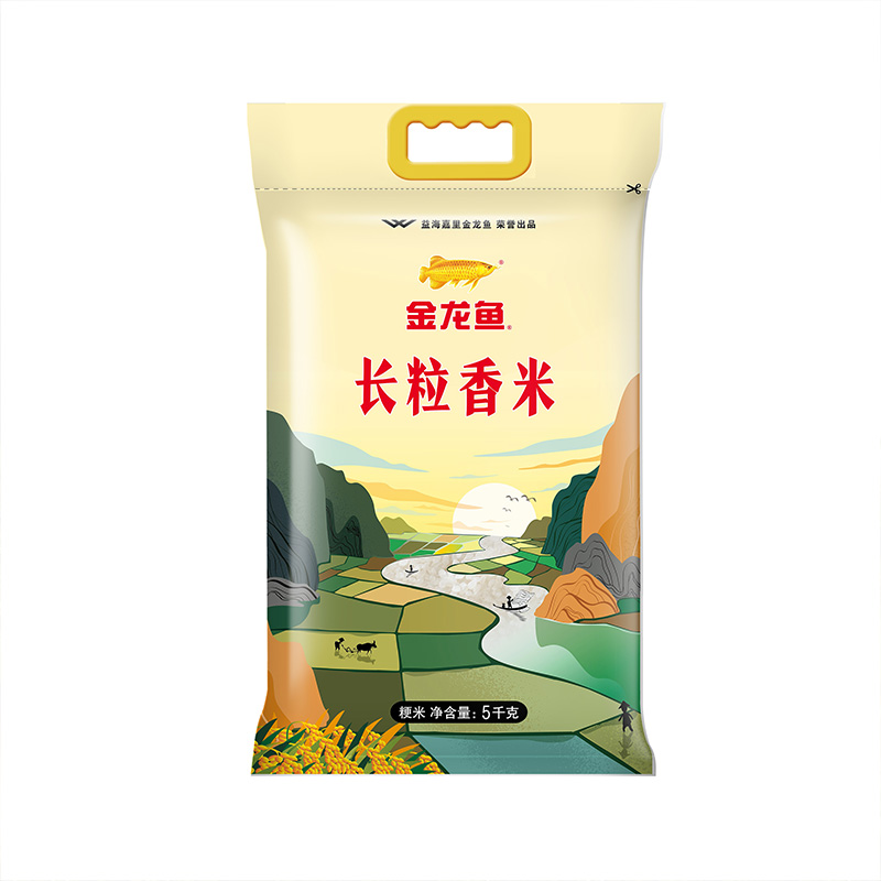 金龙鱼 长粒香大米 颗粒饱满 5KG 白色（单位：袋）