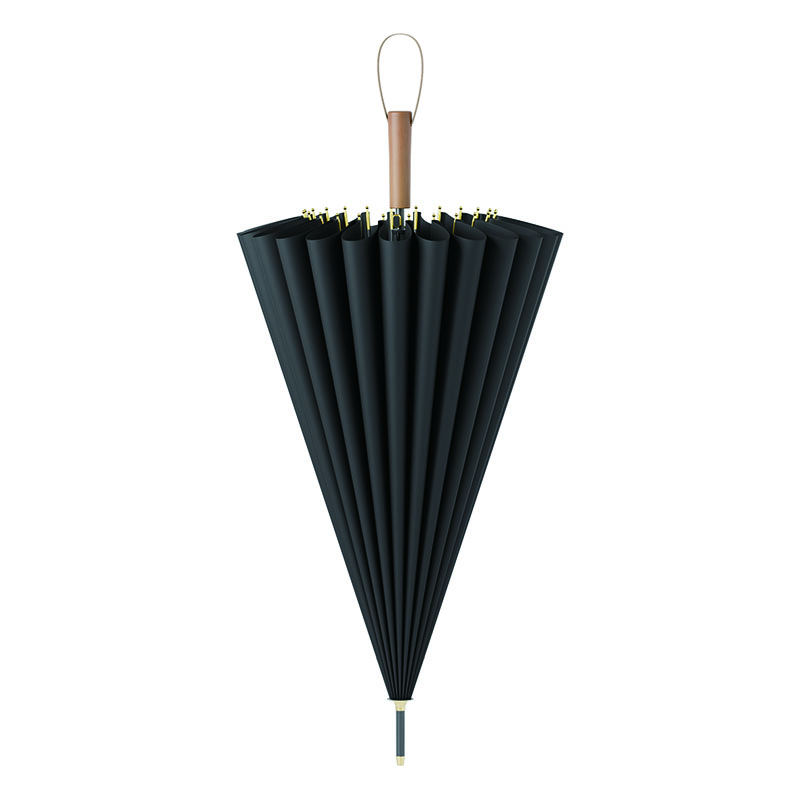 左都（ZUODU） 雨伞 ZD072 直柄 58cm*24骨 黑色（单位：把）