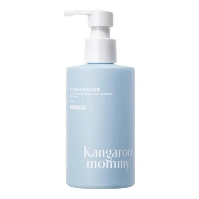 袋鼠妈妈 青少年舒润净透沐浴露- A100190705 200ml-A 蓝色（单位：瓶）