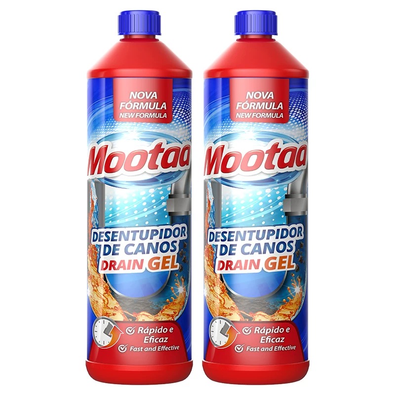 膜太/MOOTAA 管道疏通剂 下水道 1000ml*2瓶 红色（单位：组）