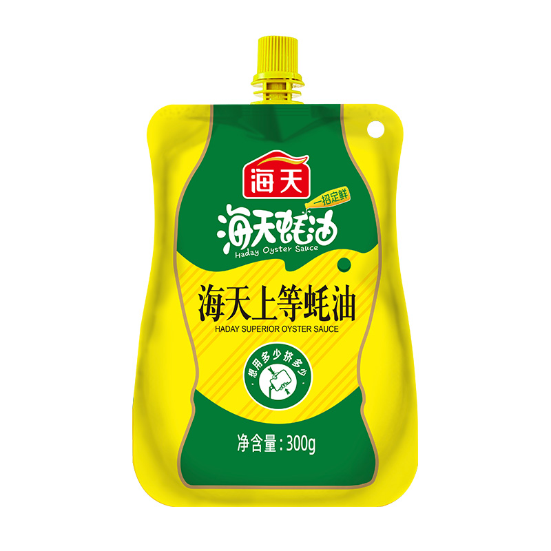 海天 调味 上等蚝油 300g 黄色（单位：袋）