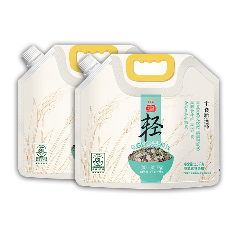 金龙鱼 杂粮大米 丰益堂 低GI 2.5KG*2 白色（单位：组）
