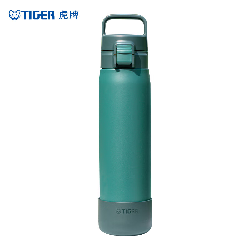 虎牌（TIGER） 户外便携运动手提保温杯 MED-A080 800ml 军绿色（单位：个）