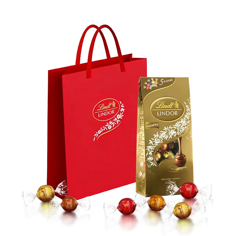 瑞士莲 软心精选巧克力 分享装 600g 奶茶杏（单位：袋）