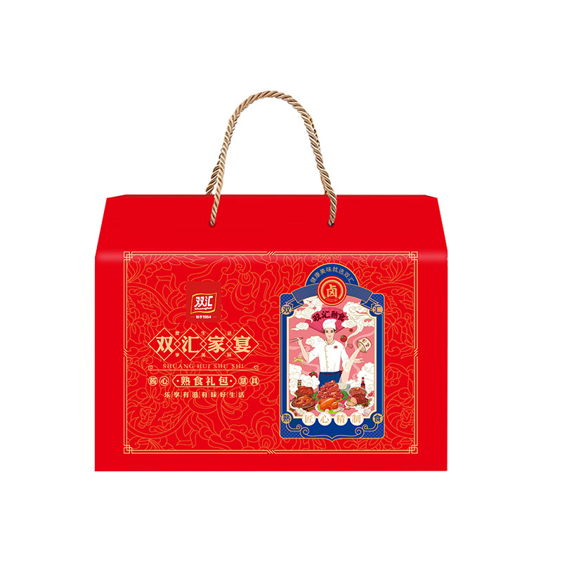 双汇 熟食.家宴 休闲礼盒 1880g 红色（单位：盒）