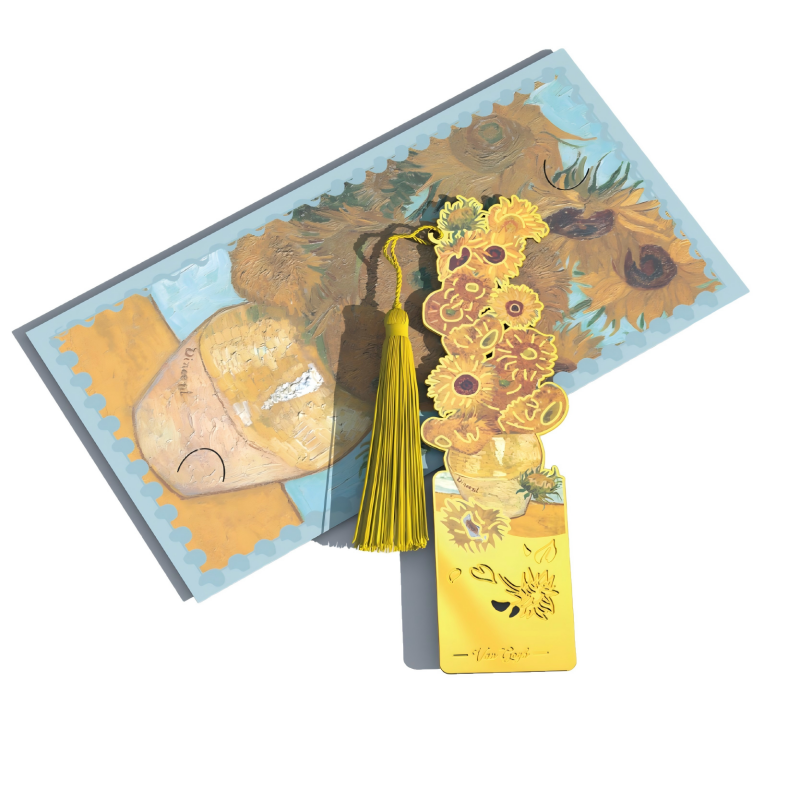 童益星 油画书签 向日葵 11.8*2.8cm 混色（单位：个）