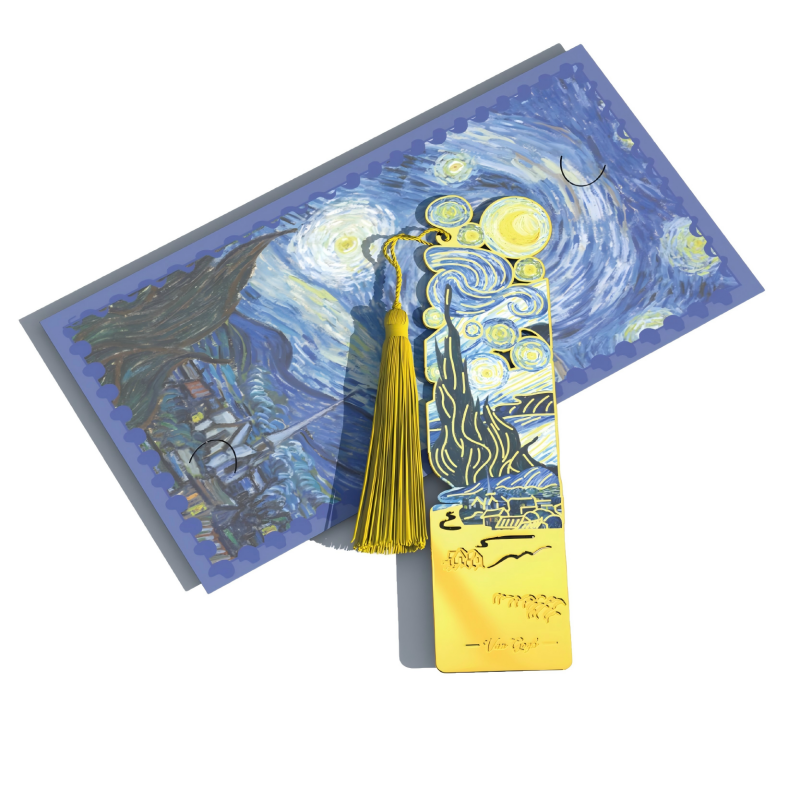 童益星 油画书签 星空 11.8*2.8cm 混色（单位：个）