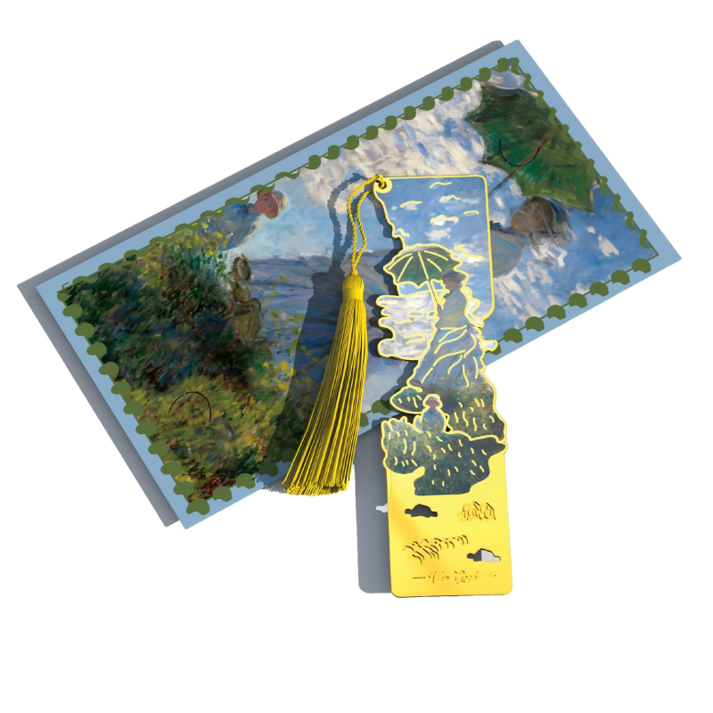 童益星 油画书签 撑伞人 11.8*2.8cm 混色（单位：个）