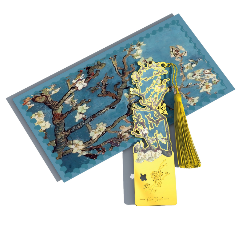 童益星 油画书签 杏花 11.8*2.8cm 混色（单位：个）