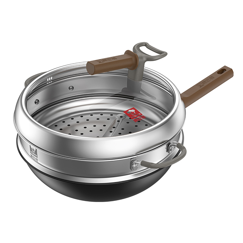 康巴赫 铁锅 KGD-C32T 32cm  黑色（单位：套）