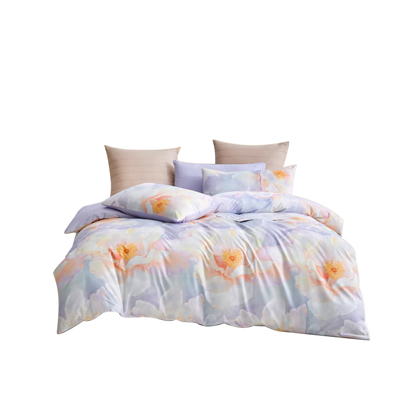 罗莱家纺（LUOLAI） 全棉四件套 揽月 200*230cm 粉红色（单位：套）