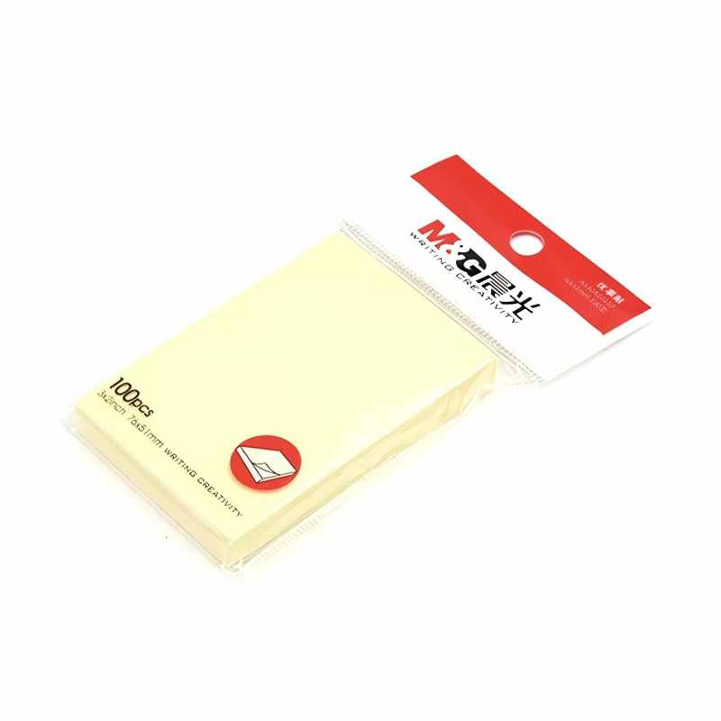 晨光（M&G） 经典办公便条纸 YS-02 3*2 100张/包 10包装 黄色（单位：组）