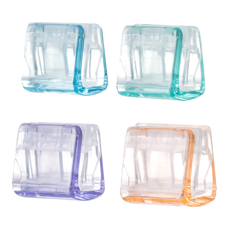 齐心（COMIX） 彩色推夹  B4067 20只/筒 混色（单位：桶）