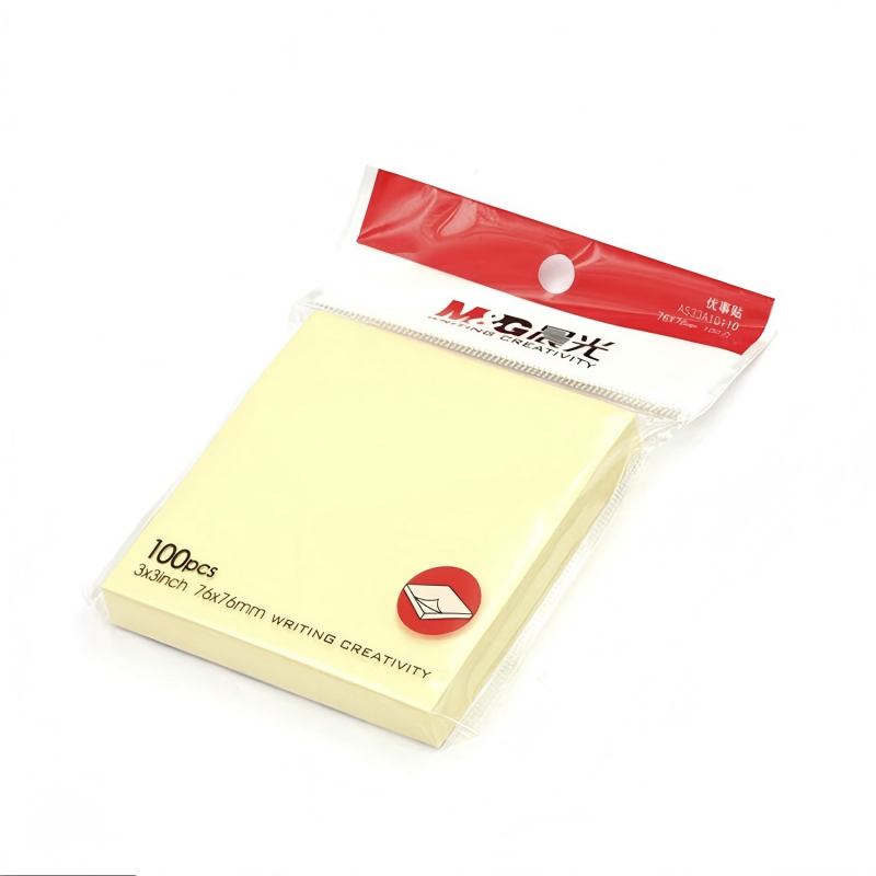 晨光（M&G） 经典办公便条纸 YS-03 3*3 100张/包 20包/盒 黄色（单位：盒）